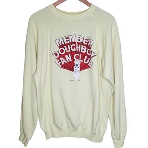 Vintage 1987 Pillsbury Dough Boy Pullover Sweatshirt